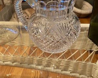 Item 47 Cut Crystal Water Pitcher $65