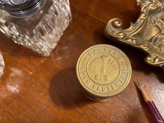 Item 58 Antique fastener Jar $15 Early 20th Century
