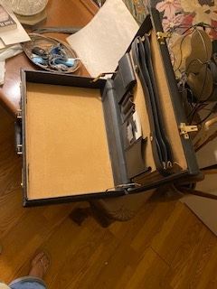 Item 68 Mens Leather Attache Briefcase- Never Used $200