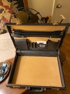 Item 68 Mens Leather Attache Briefcase- Never Used $200