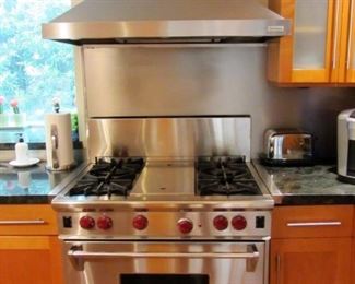 Hood 42" W x 20"D x 25"H Stove 36"W x 29"D