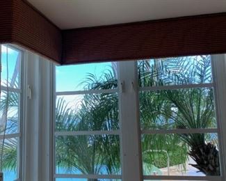 Pair of electric shades with valances