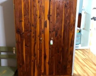 2-Door cedar wardrobe