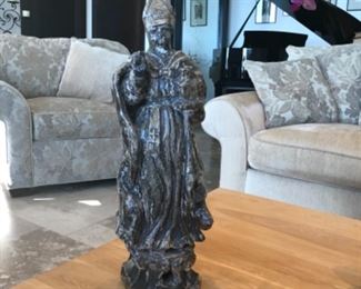 Santos 18th century Bishop, 20" Estimate $2500