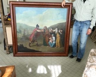 Oil on canvas. 18th century Belgium. 55x60 with frame.  Estimate $12,000-$14,000 