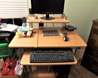Multi-Level Computer Desk