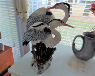 Beautiful Statue of Herons