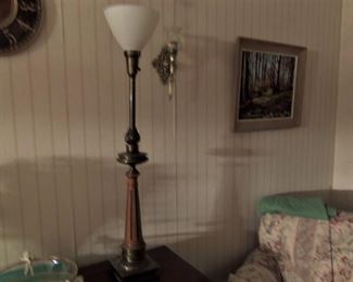 Vintage Torch Table Lamp