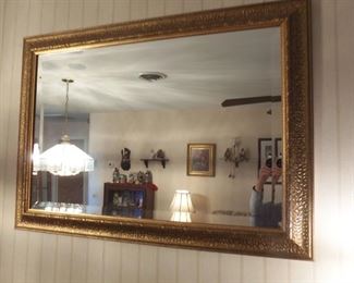 Large Wall Mirror - Gilt Frame, Very good condition