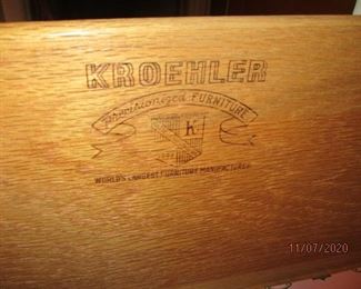 inside marked drawer