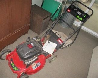 Toro mower has a chipper shredder feature 