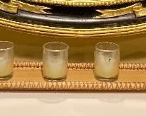 Item 15:  Wicker votive holder - 4" x 33.5":  $10