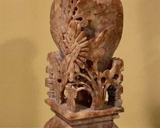 Item 9:  Red soapstone sculpture- 6":  $24.00