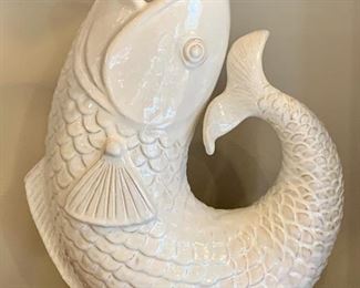 Item 51:  Gurgling cod pitcher- 14.5":  $34