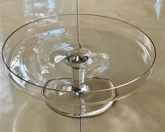 Item 50:  Marquis by Waterford cake stand - 10.5" x 4.5":   $48