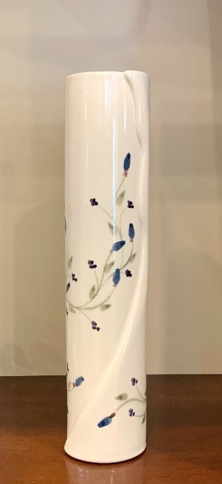 Item 46:  Pottery vase, signed - 11.75":  $18
