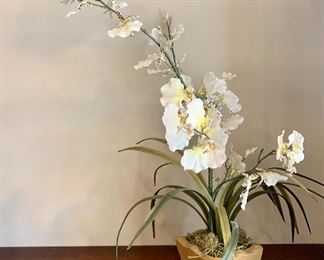 Item 59:  Faux orchid - 17":  $14