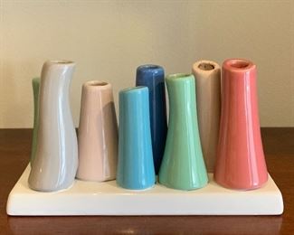 Item 83:  Bud vases - 7.25" x 4":  $14