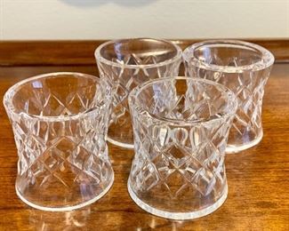 Item 103:  Waterford napkin rings - 2":  $28 /set of 4