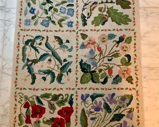 Item 142:  Claire Murray, hand hooked rug - 24.5" x 35.5":  $85