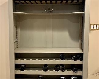 Item 210:  Wine bar - 49"l x 17.75"w x 68":  $395.00