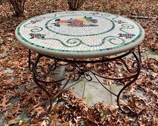 Item 285:  Mosaic table top:  $345.00