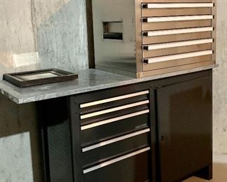 Item 230:  Craftsman tool chest (black):  $145                             