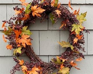Item 121:  Fall wreaths (We have 2!):  $24/Each