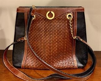Item 155:  Bally Leather bag: $115