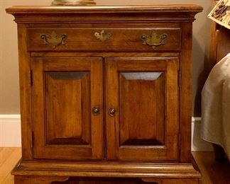 Item 191:  One drawer night stand with storage - 24"l x 16.25"w x 25.5"h:  $175