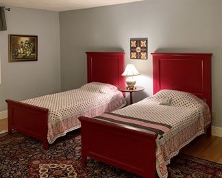 Item 197:  (2) Greenwood Furniture Co. twin beds:  $600 for pair
