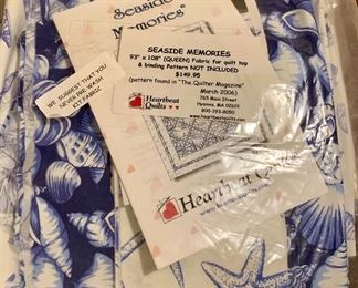 Item 292:  Seaside Memories quilt kit:  $20