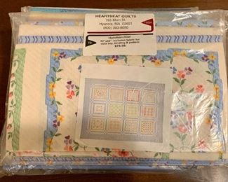 Item 293:  Heartbeat quilts kit:  $20