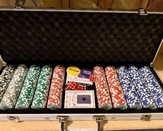 Item 248:  Large Poker chip set:  $39