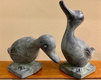 Item 318:  Two Cute Heavy Ducks: $24