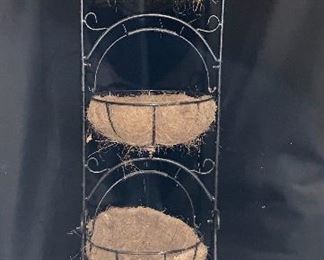 Item 240:  3 Tier metal plant stand - 52":  $24 