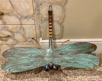 Item 233:  Cool Dragonfly Wall Art - 26" x 19": $95