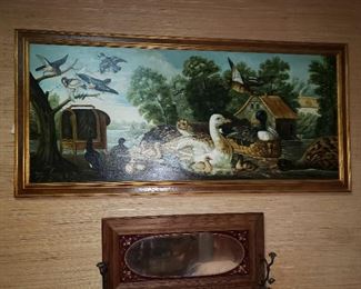 Almost everything on walls is an original piece by various artists.