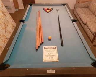 Brunswick Anniversary 130 pool table, needs felt replaced