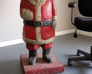 vintage plaster Santa