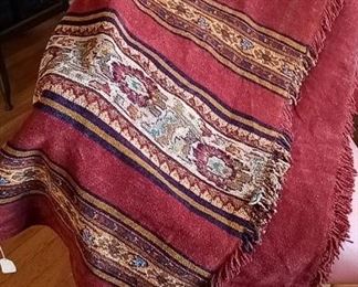 set of doorway panels, heavy chenille