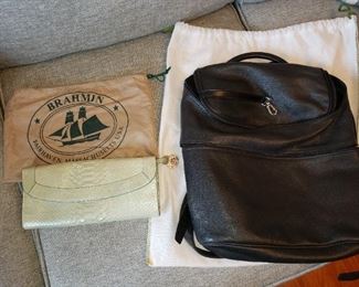 Brahmin purse, Longchamp Backpack