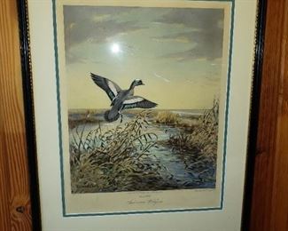 Dawn  American Widgeon  By Roland Clark  New York: The Derrydale Press, 1939. Printed in colors with some hand-coloring. Limited to 250 copies