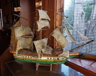 WW1 Model ship made by soldier