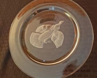 Rare Steuben Audubon Plate 