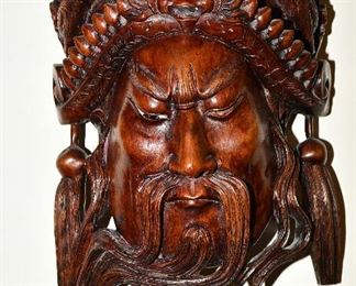 Authentic Wooden Carved Mask. 10 x 8 x 5. Was $145, now $95.