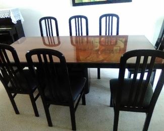 Fabulous Italian Dining Room Table And 8 Chairs.  Was $1695.00 Now $895.00