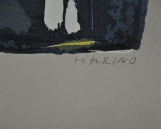 SIGNED BY ITALIAN ARTIST MARINO MARINI