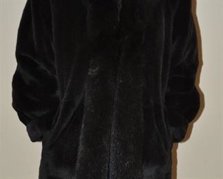 FABULOUS  REVERSIBLE SHEARED MINK AND FOX 3/4 LENGTH.  SIZE MEDIUM. OUR PRICE $ 995.00