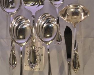 SEVEN PIECE SERVING PIECES INCLUDED WITH THE INTERNATIONAL STERLING 12 PIECE PLACE SETTING FLATWARE SET!